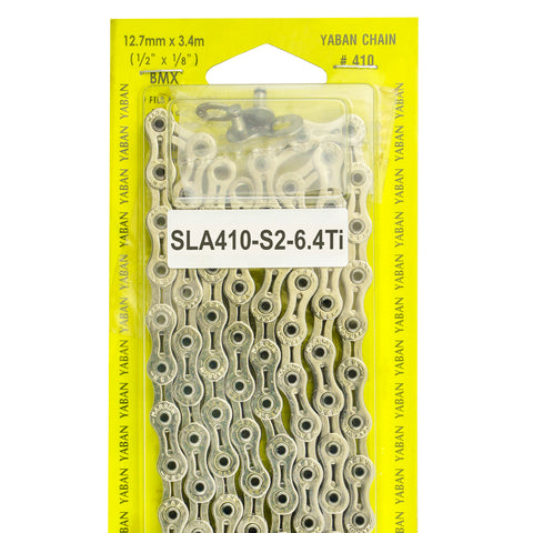 YBN 1/8" Track/ BMX Chain SLA410-6.4 Ti