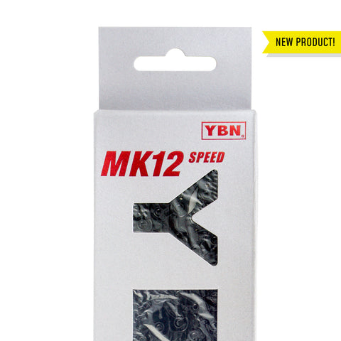 YBN MK120 12sp Flattop Black Chain