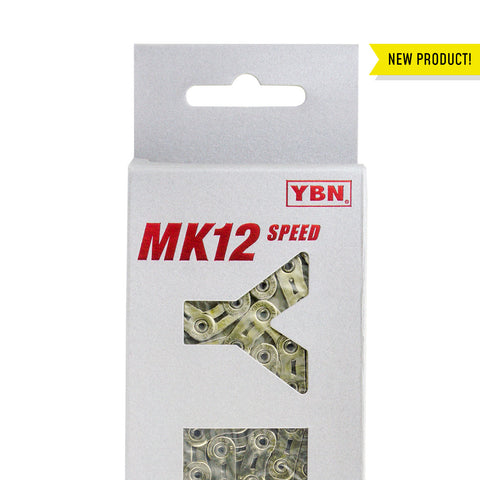 YBN MK120 12sp Flattop Silver Chain