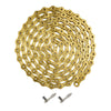 YBN 1/8" Track/ BMX Gold Chain SLA410-TiG (gold out of stock, subbing with silver)