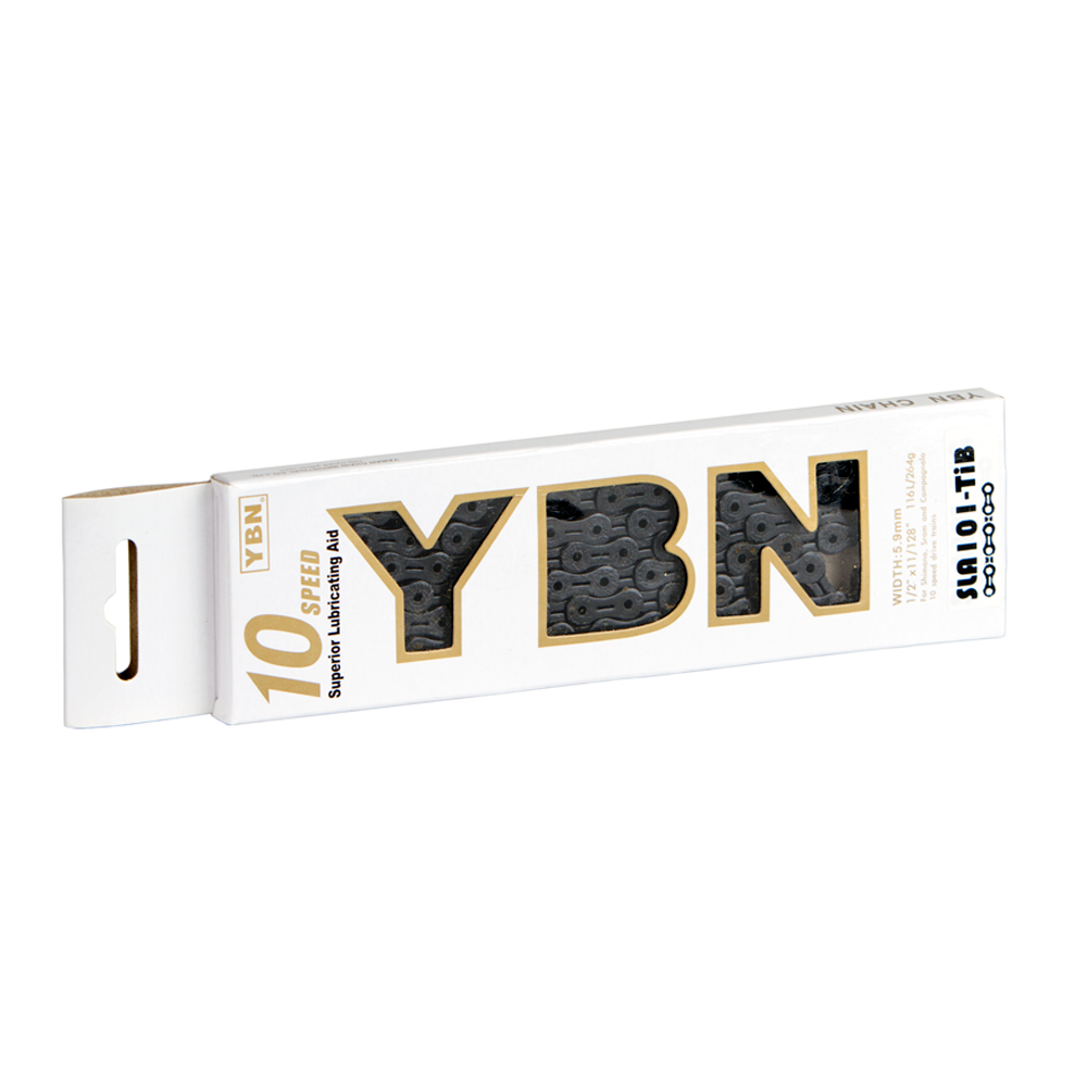YBN 10sp Ti-Nitride Black Chain SLA101