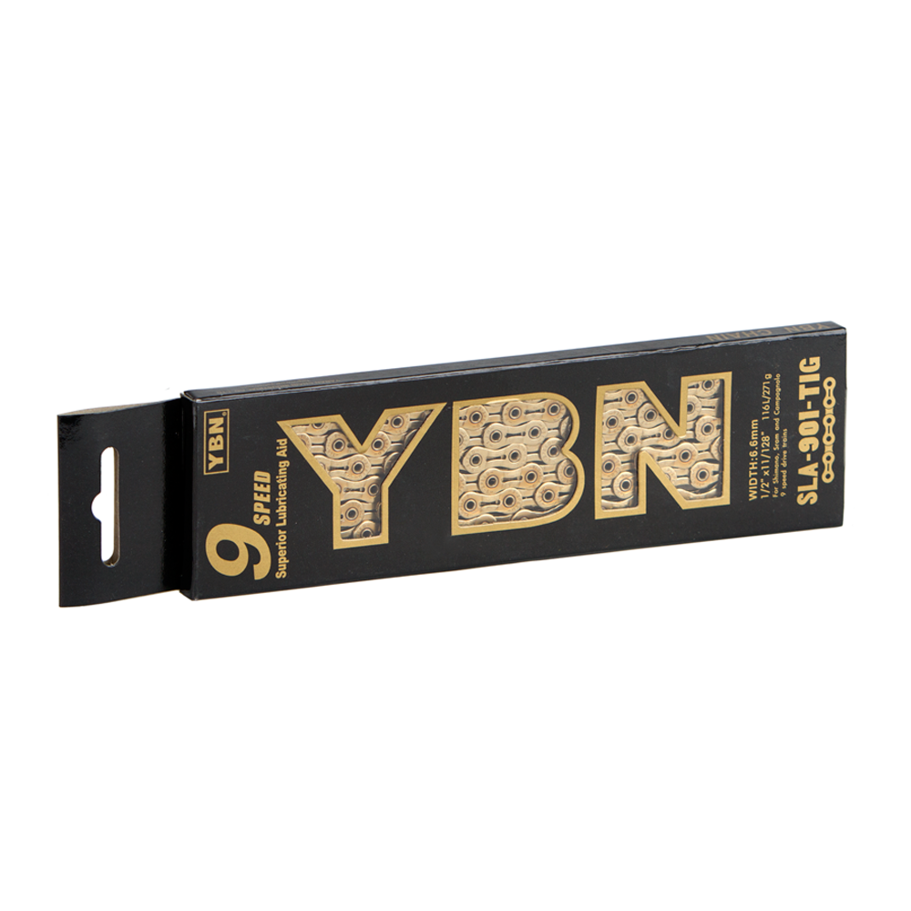 YBN 9sp Ti-Nitride Gold Chain SLA901